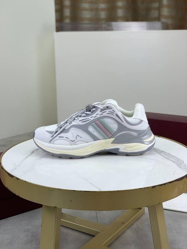 工厂P价P Gucci 古奇，情侣款，女款后续出，2.0未来感运动鞋新作一双颠覆性运动鞋来了. Gucci 2.0，全系列4款颜色且Keyinvestment，