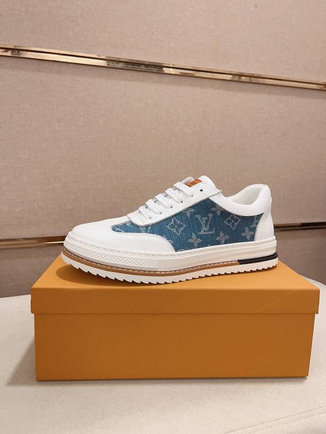 工厂P价 Louis Vuitton 路易威登 Lv 新款专柜同步发售，鞋面意大利进口头层牛皮，全进口羊皮内里，完全1比1复刻，鞋底：原厂特供原版底，独家活动成