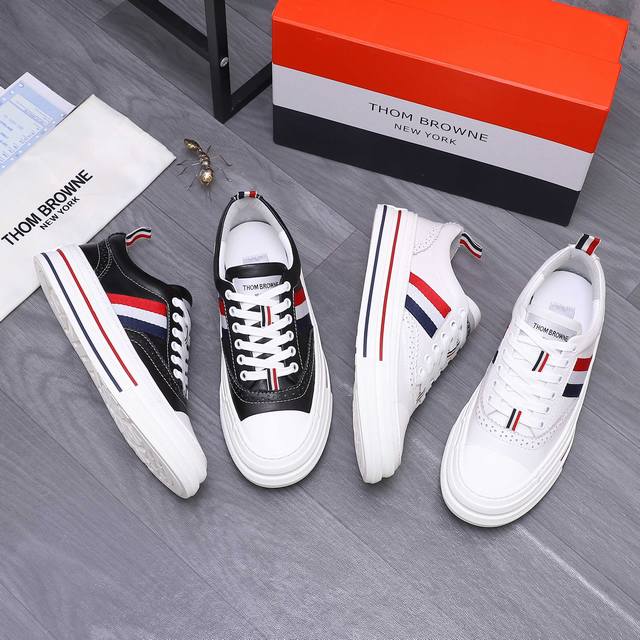商品商标：Th0M Br0Wne 汤姆布朗 休闲鞋 正码码数: 38-44 商品材料：精选牛皮鞋面 羊皮内里 橡胶大底