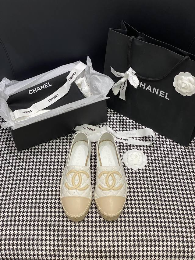 Chane* 春季 Espadrilles 渔夫鞋 小香经典版型！独家代购原版一比一品质！Hk海港城，广州太古汇均有原版购入全程直播，原版一比一开发，绝对放心卖