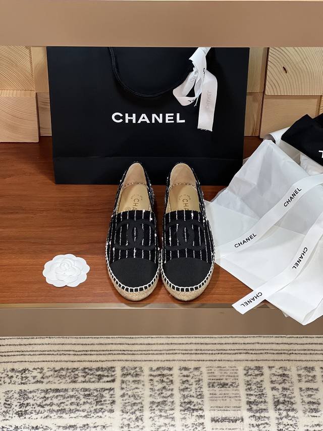 Chane* 春季 Espadrilles 渔夫鞋 小香经典版型！独家代购原版一比一品质！Hk海港城，广州太古汇均有原版购入全程直播，原版一比一开发，绝对放心卖