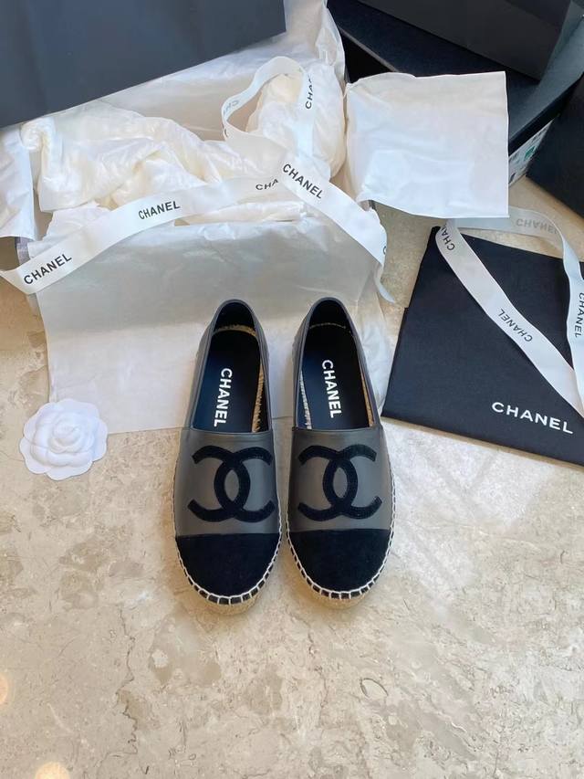 Chane* 春季新品 Espadrilles 渔夫鞋 小香经典版型！独家代购原版一比一品质！Hk海港城原版购入全程直播，原版一比一开发，绝对放心卖！ 经典超软