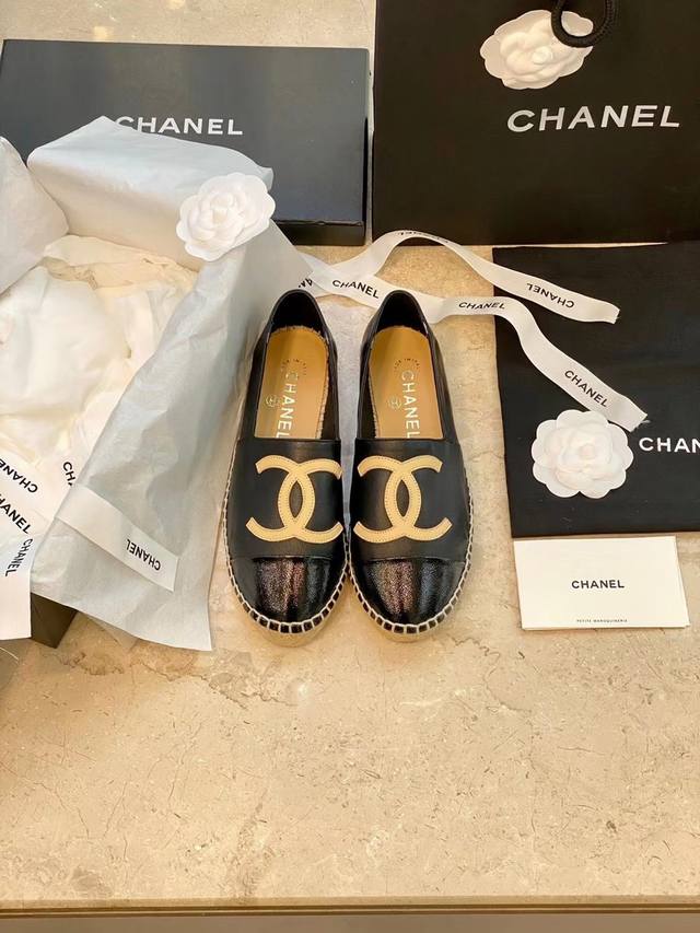 Chane* 春季新品 Espadrilles 渔夫鞋 小香经典版型！独家代购原版一比一品质！Hk海港城原版购入全程直播，原版一比一开发，绝对放心卖！ 经典超软