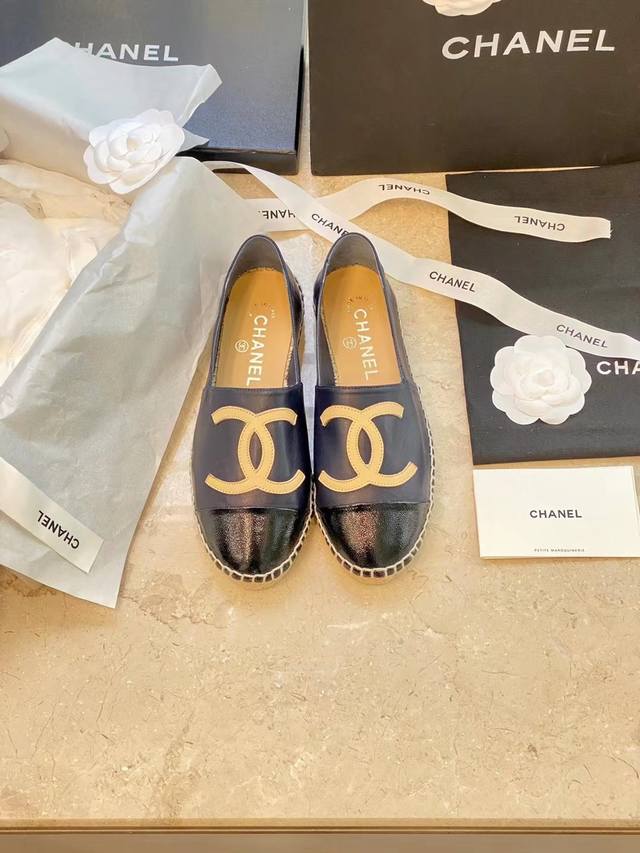 Chane* 春季新品 Espadrilles 渔夫鞋 小香经典版型！独家代购原版一比一品质！Hk海港城原版购入全程直播，原版一比一开发，绝对放心卖！ 经典超软