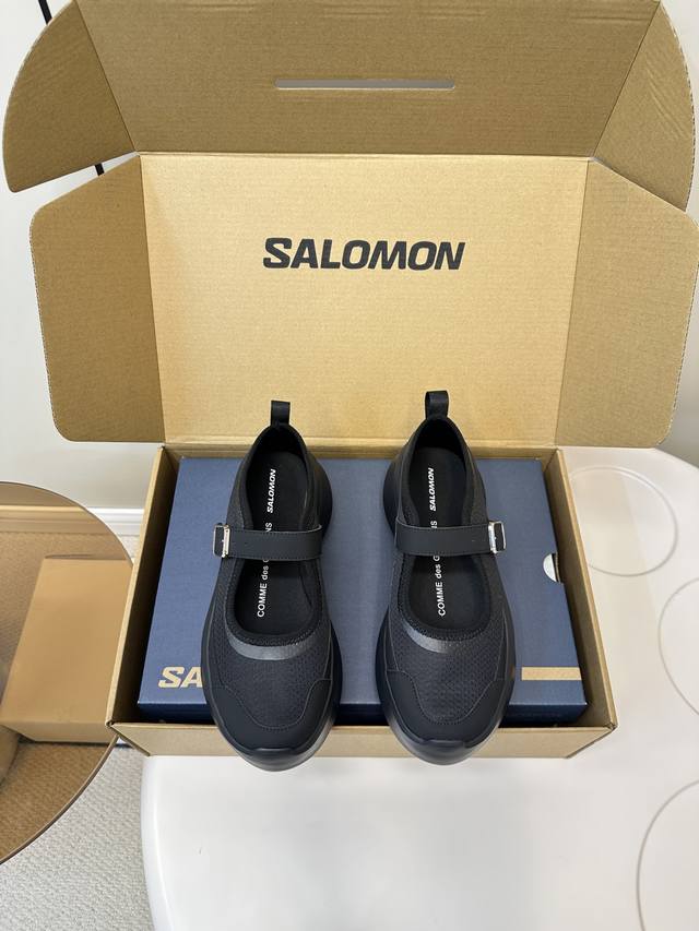 Cdg X Salomon 最新合作款玛丽珍厚底鞋 Comme Des Gargons X Salomon 最新合作款Xt-6 时尚厚底玛丽珍鞋、抢手好货、自带
