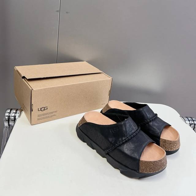Ugg限量款 Sunsikp桑斯吉普拖鞋Sunsikp桑斯吉普拖鞋 蘑菇打造 满满的环保气息黑白两个颜色，风格随意转换自由切入酷感和辣妹你想怎样就怎样 1环保性