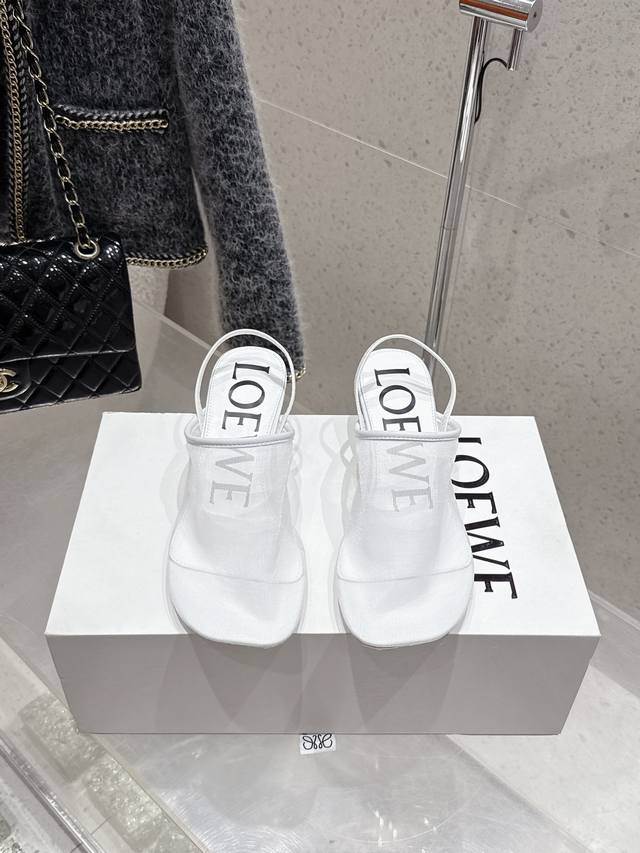 代购级 罗意威Loewe 25Ss 夏季 蝴蝶结拖鞋 冰丝网凉拖 真正空调鞋，加若隐若现的美感，上脚真的太美了！！！强烈推荐，超级懒人时装拖，三种穿法，明星博主
