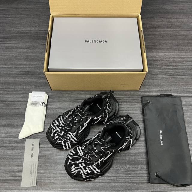 纯原版本Balenciaga Phantom Sneaker 巴黎世家全新做旧3Xl Logo绑带做旧潮流跑鞋 在延续 Track Trainer 户外轮廓和复