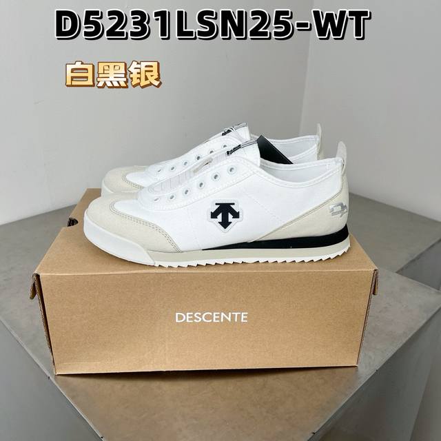 迪桑特Descente Chron 轻便一脚蹬 防滑 帆布 低帮 生活休闲鞋 男女款36-45