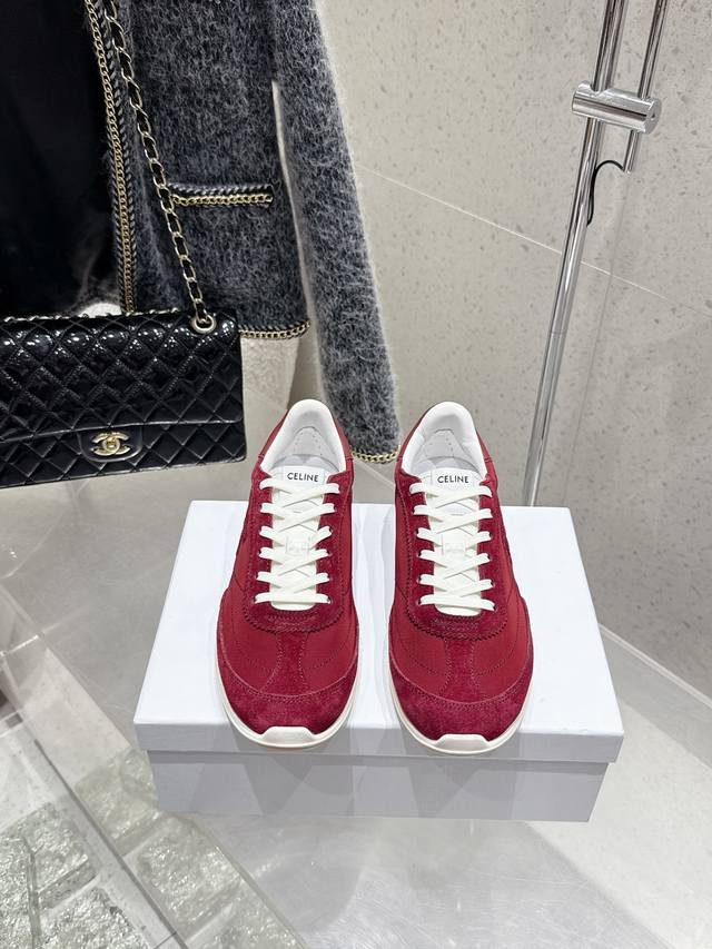 代购级 Celine 赛琳 思琳 25Ss 春夏最新款Racer系列 阿甘鞋 运动鞋 超多明星时尚博主种草 阿甘鞋鞋型设计经典永不过时 酷帅又百搭无论是运动风穿