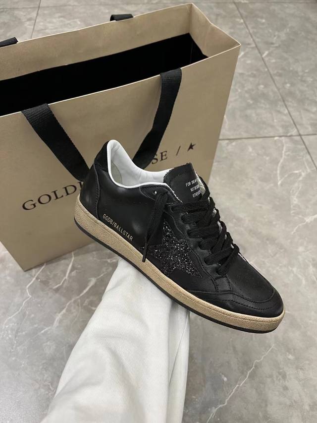 长期做货.订单询价 黑色情侣款顶级代购高版本.低端勿扰 春夏新款Ggdb小脏鞋双色底厚底板鞋情侣鞋爆款# 此色只支持同色调码. Ggdb Ballstar 板鞋