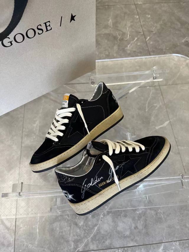 长期做货.订单询价 3D手绘黑色情侣款顶级代购高版本.低端勿扰 春夏新款Ggdb小脏鞋双色底厚底板鞋情侣鞋爆款# 此色只支持同色调码. Ggdb Ballsta
