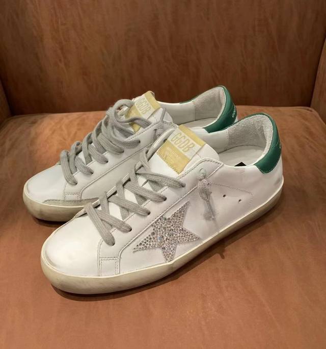 长期做货.订单询价 绿尾钻星情侣款.代购原版复刻高版本！低端勿扰 Ggdb Star黄金鹅脏脏鞋高版本男女同款情侣鞋 2025新款小脏鞋爆款四季单鞋Golden