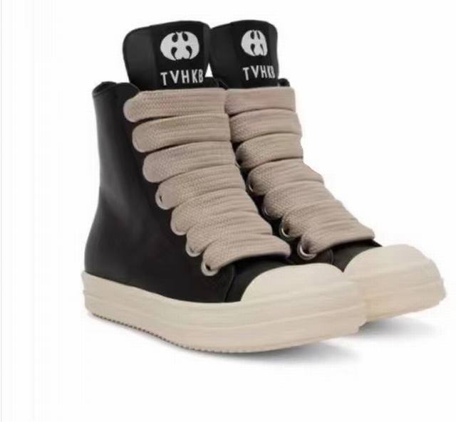 冲量价: 牛皮里正确字母瑞克-欧文斯 Rick Owens 时尚休闲板鞋！官网热门单品 原版高端定制 ！市场最高版本极简主义的色彩运用与用心剪裁经典百搭首选！高