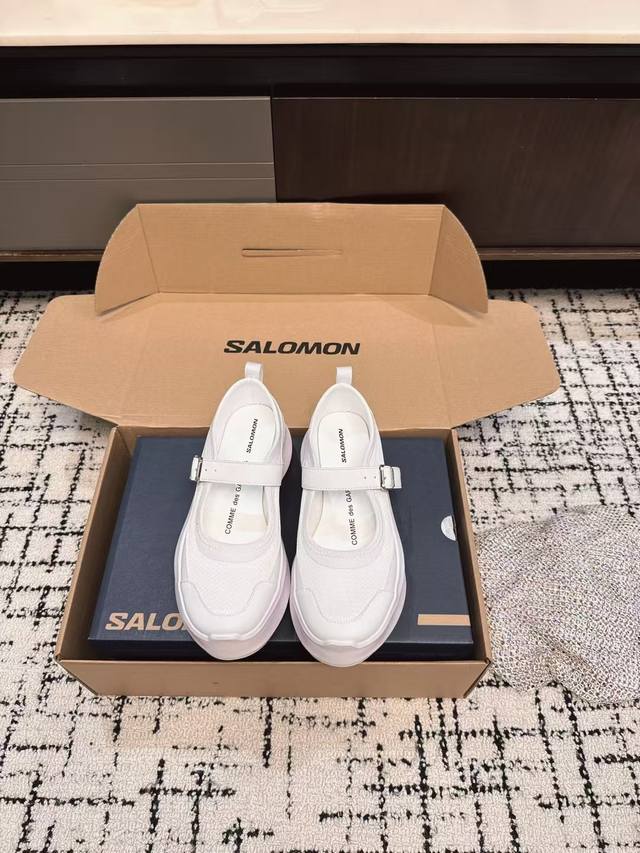 代购级 Cdg X Salomon 萨洛蒙 联名款Xt-6 系列 厚底 休闲 运动鞋 原版购入开发 做货 延续品牌设计基因，融合简约的设计和实用的技术性 联名鞋