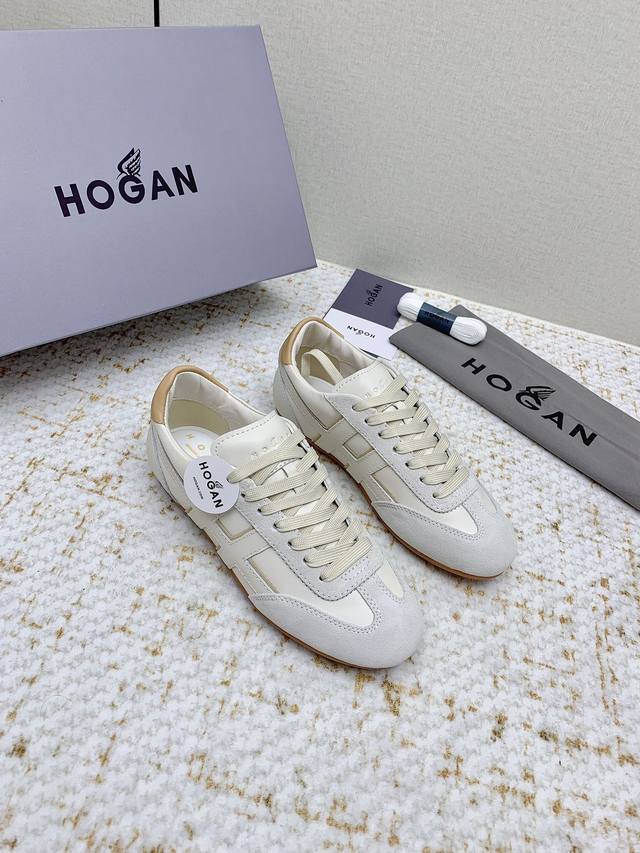出厂女 男 高版本 Hogan 霍根 25 86Er系列 运动 休闲 阿甘鞋 早春新品86Er系列H671运动休闲鞋复古时尚厚底鞋，以经典而不失时尚的设计演绎品