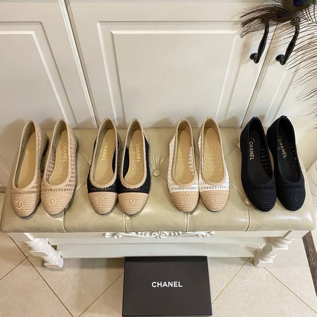 出厂价P ，香奈儿Chanel镂空编织单鞋，编织面，羊皮里，35-39码 40-43码定做不退换