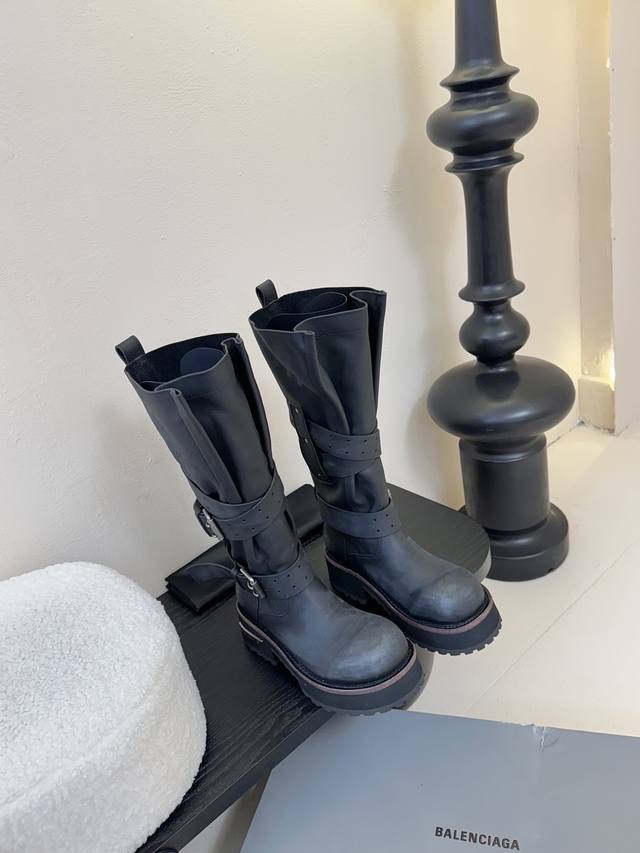 15寸 男款30 巴黎世家25Fall Pre-Order New Balenciaga Fw25 Venom Boots By Balenciaga 25年最