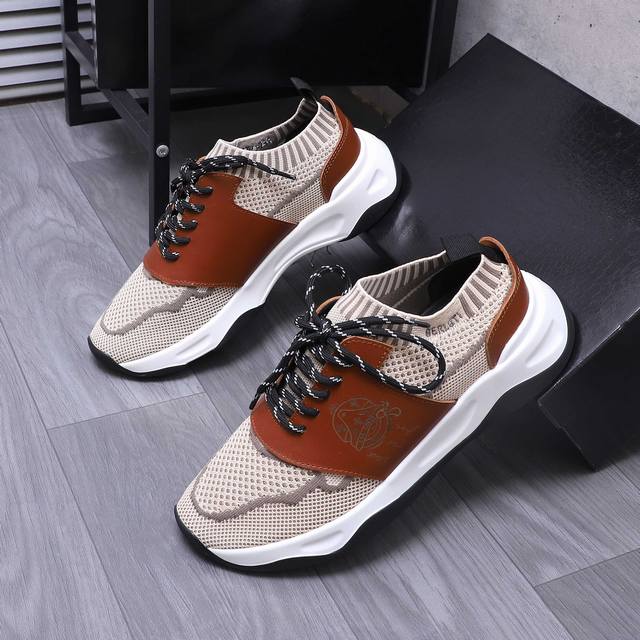 商品商标：Berluti 伯鲁提 休闲鞋 正码码数: 38-46 商品材料：精选原版针织鞋面 牛皮鞋垫 原版大底