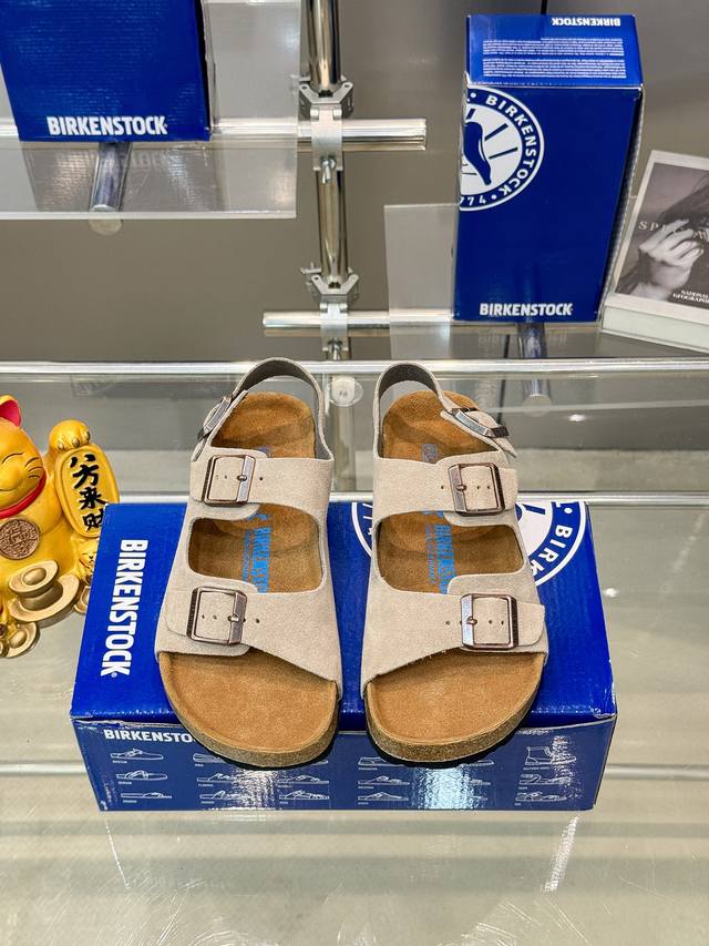 实价： Birkenstock London 勃肯 升级全软木颗粒脚床 轻松拿捏松弛感的秘籍 勃肯鞋 舒适自在四季可穿风格百搭高级中性风“丑萌丑萌” 博肯全鞋