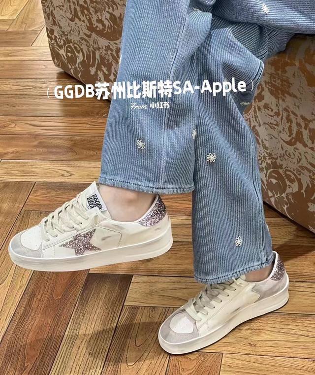 现货长期做货.订单询价 粉紫星板鞋情侣款顶级代购高版本.低端勿扰 2025新款Ggdb Stardan系列小脏鞋情侣鞋厚底板鞋爆款 Golden Gse Del
