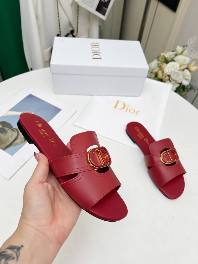 Dior春夏 新款 6色任选 码数35-42 橡胶底 真皮大底210
