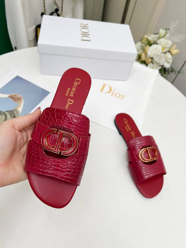 Dior春夏 新款 6色任选 码数35-42 橡胶底 真皮大底210