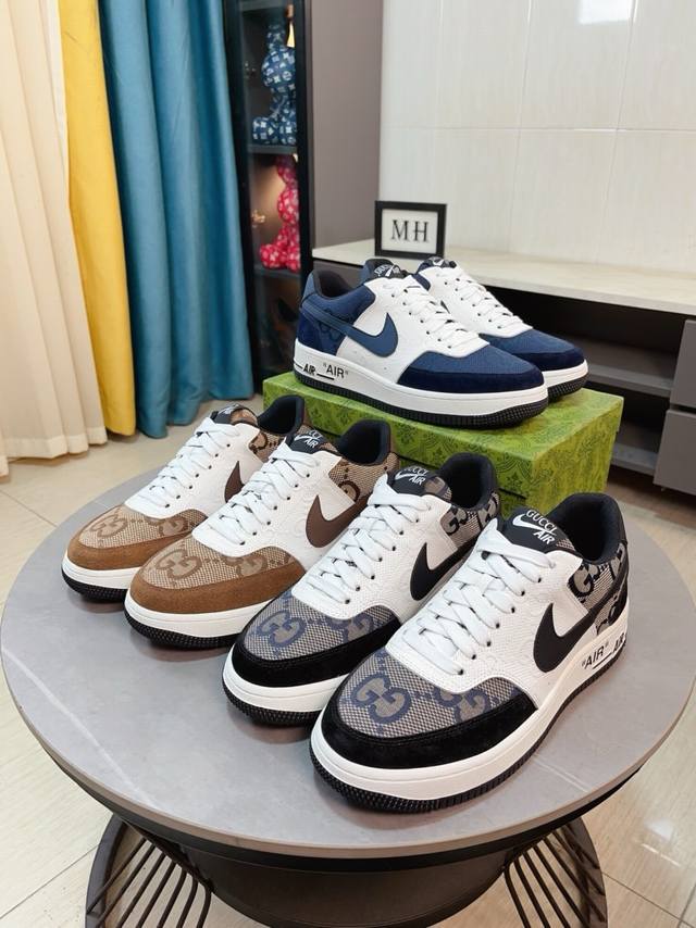 出厂价P Gucci 古奇 新款男鞋高端品牌，最新時尚休闲男鞋，潮流百搭之款，轻松运动风，鞋面意大利进口头层牛皮 真皮内里 加超精细做工。原版个性时尚橡胶耐磨大