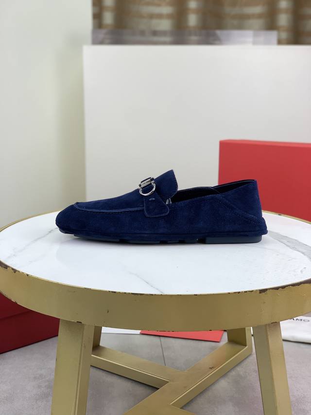 工厂P价P 顶级品质 一脚蹬系列 Salvatore Ferragamo 菲拉格慕商务皮鞋，1:1顶级代购品质，鞋面进口精选原版擦色小牛皮，内里垫脚均用进口原版