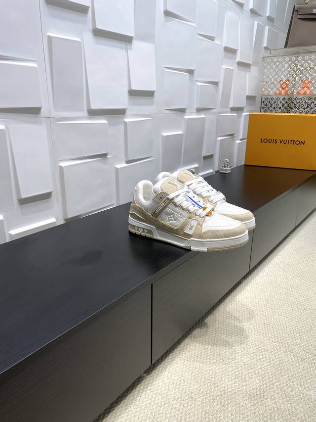 工厂P价P： Lv Tarine路易威登X Tyler 联名款 驴牌 L家 压花 情侣款 休闲 运动鞋 滑板鞋 原版购入开发 路易威登 X Tyler 合作系列