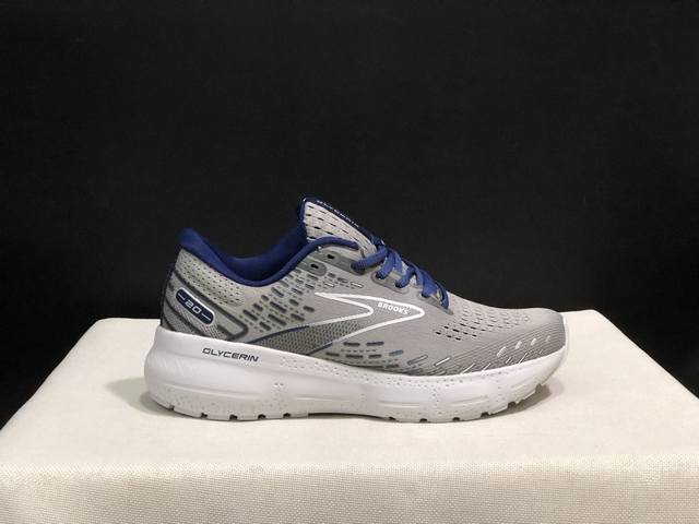 顶级版本Brooks布鲁克斯 Glycerin Gts 20 减震耐磨低帮跑步鞋男女同款 码数：36-46码 有半码 编码: 11039 25 全套得物包装：毒