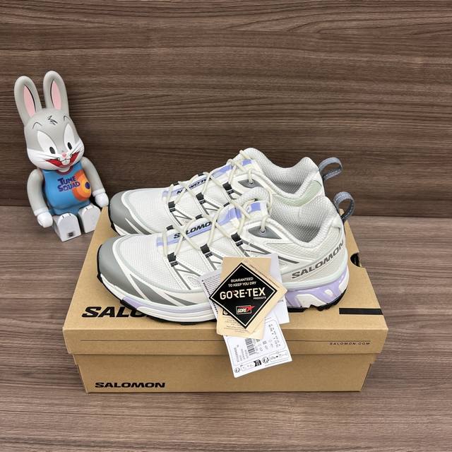 顶级版本Salomon萨洛蒙 Xt-6 Expanse耐磨 低帮跑步鞋 男女同款 灰紫色。 货号: 478101 包装:全套得物配件加固飞机盒包装！ 码数:36