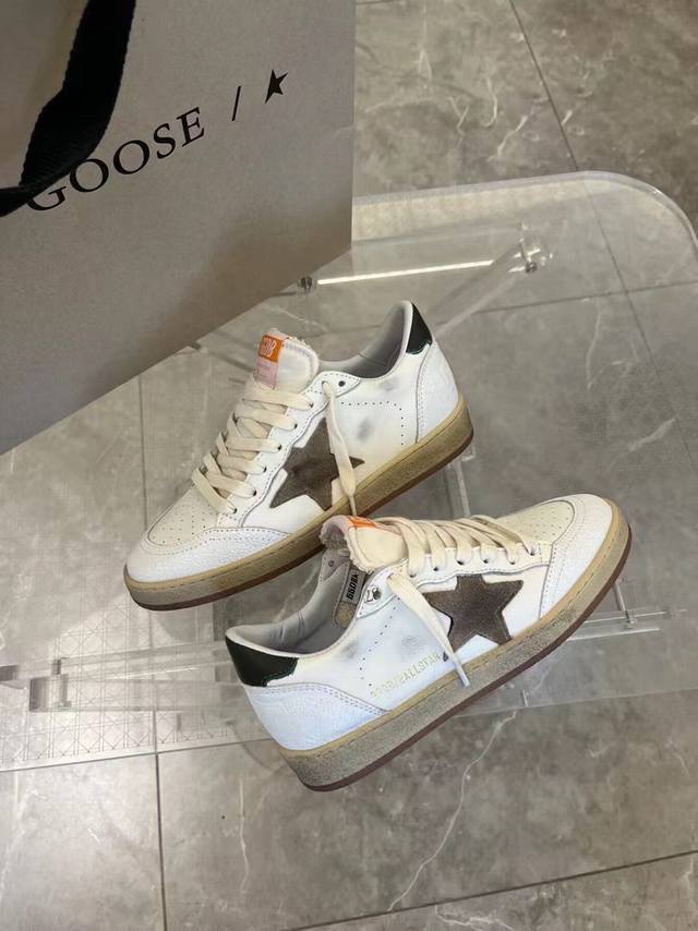 黑尾灰星情侣款顶级代购高版本.低端勿扰 春夏新款Ggdb小脏鞋双色底厚底板鞋情侣鞋爆款# 此色只支持同色调码. Ggdb Ballstar 板鞋运动鞋 系列里最