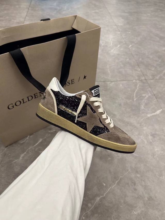 棕咖拼黑格情侣款顶级代购高版本.低端勿扰 秋冬新款单鞋 Ggdb小脏鞋高版本男女情侣款Golden Gse Deluxe Brand Super Tar N双正