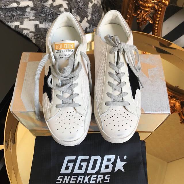 网面银尾鸿星情侣款.代购原版复刻高版本！低端勿扰 Ggdb Star黄金鹅脏脏鞋高版本男女同款情侣鞋 2025新款小脏鞋爆款四季单鞋Golden Gse Del