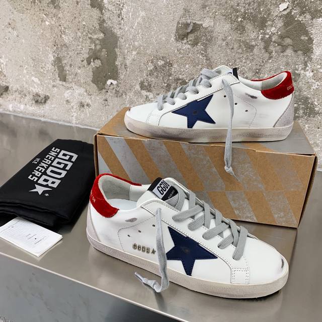 丝绒红尾蓝星情侣款.代购原版复刻高版本！低端勿扰 Ggdb Star黄金鹅脏脏鞋高版本男女同款情侣鞋 2025新款小脏鞋爆款四季单鞋Golden Gse Del