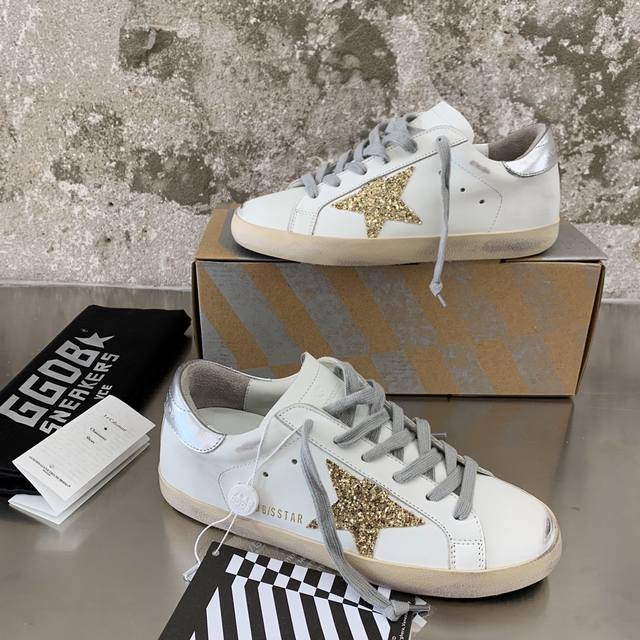 银尾金星情侣款.代购原版复刻高版本！低端勿扰 Ggdb Star黄金鹅脏脏鞋高版本男女同款情侣鞋 2025新款小脏鞋爆款四季单鞋Golden Gse Delux