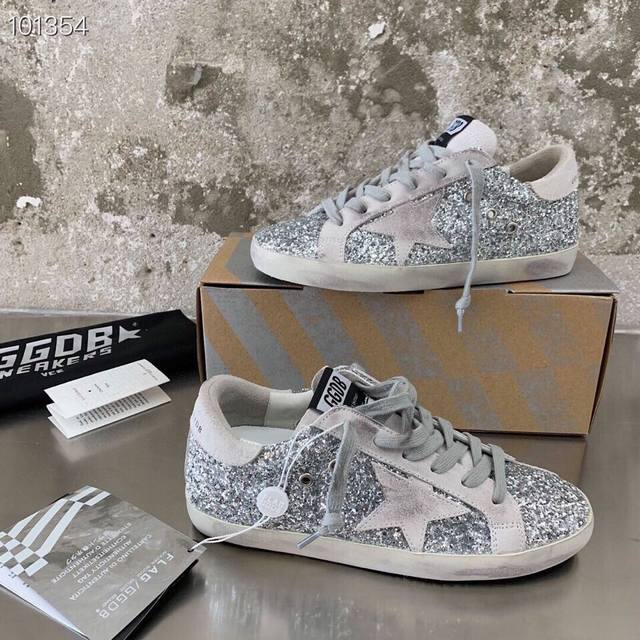 银格灰星情侣款.代购原版复刻高版本！低端勿扰 Ggdb Star黄金鹅脏脏鞋高版本男女同款情侣鞋 2025新款小脏鞋爆款四季单鞋Golden Gse Delux