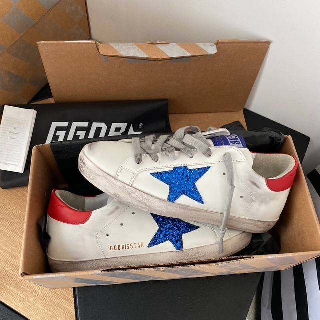 红尾蓝星情侣款.代购原版复刻高版本！低端勿扰 Ggdb Star黄金鹅脏脏鞋高版本男女同款情侣鞋 2025新款小脏鞋爆款四季单鞋Golden Gse Delux