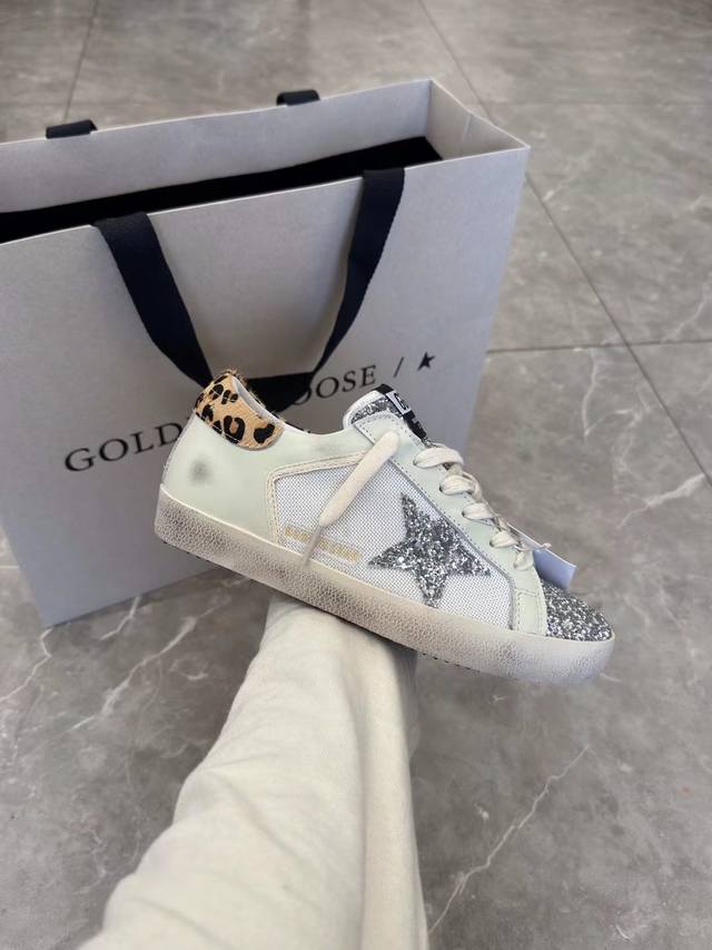 豹纹尾银星情侣款.代购原版复刻高版本！低端勿扰 Ggdb Star黄金鹅脏脏鞋高版本男女同款情侣鞋 2025新款小脏鞋爆款四季单鞋Golden Gse Delu