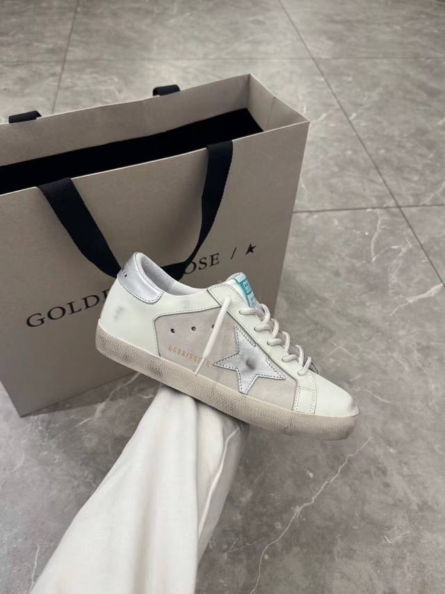 金银Ab鸳鸯款情侣款.原版复刻牛里高版本.低端勿扰！ 2025新款 Ggdb Star 小脏鞋黄金鹅脏脏鞋高版本男女情侣款单鞋Golden Gse Deluxe