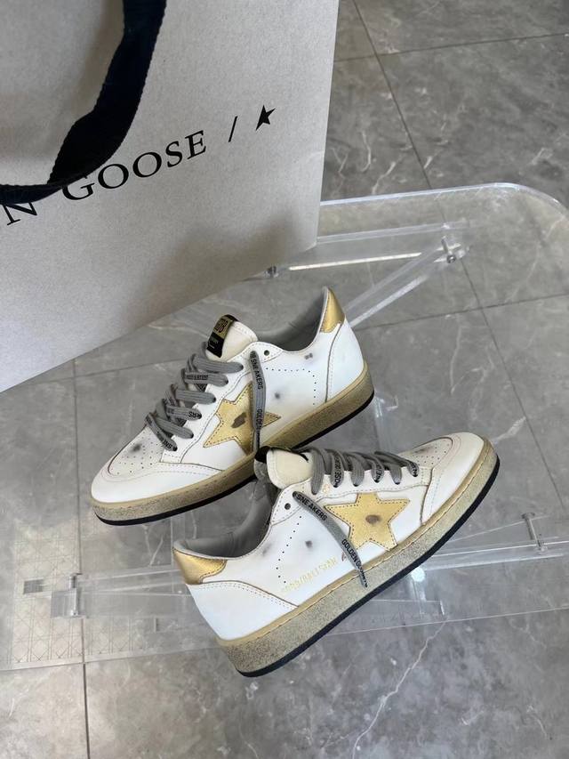 金尾金星情侣款顶级代购高版本.低端勿扰 秋冬新款Ggdb小脏鞋双色底厚底板鞋情侣鞋爆款# 此色只支持同色调码. Ggdb Ballstar 板鞋运动鞋 系列里最