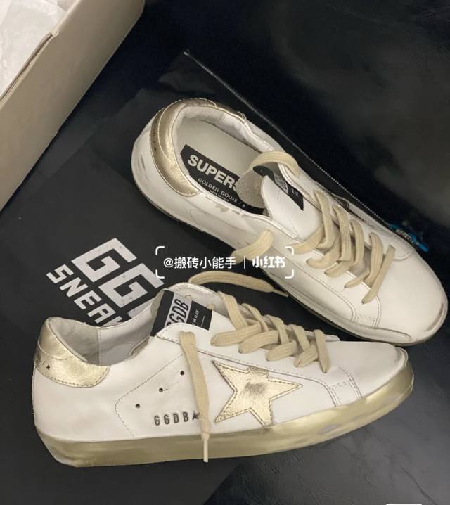 金边金星情侣款. 原单高版本.低端勿扰 Ggdb Star 小脏鞋高版本男女情侣款 新款单鞋Golden Gse Deluxe Brand Super Tar