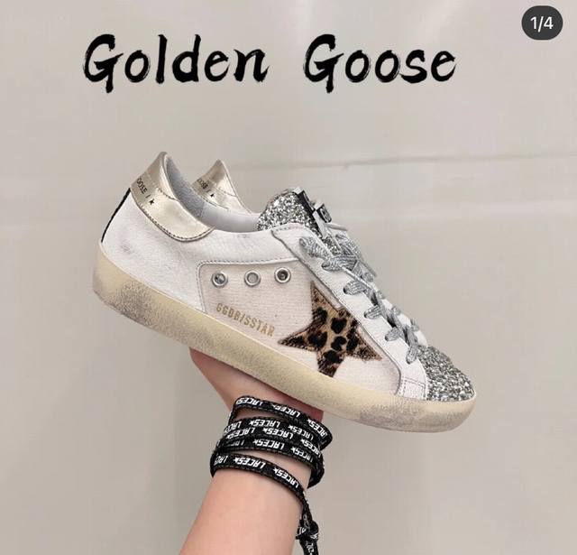 金尾豹纹星情侣款.代购原版复刻高版本！低端勿扰 Ggdb Star黄金鹅脏脏鞋高版本男女同款情侣鞋 2025新款小脏鞋爆款四季单鞋Golden Gse Delu