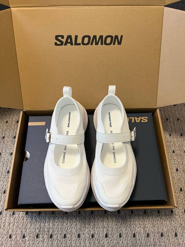 代购级 Cdg X Salomon 萨洛蒙 联名款Xt-6 系列 厚底 玛丽珍 休闲 运动鞋 原版购入开发 做货 延续品牌设计基因，融合简约的设计和实用的技术性
