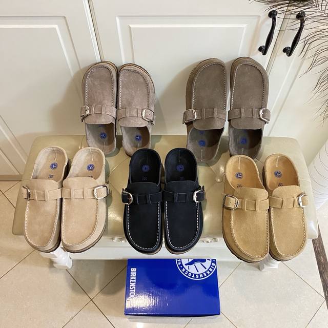 出厂价P ，勃肯Birkenstock情侣款半拖，牛猄面，木糠底，37-45码