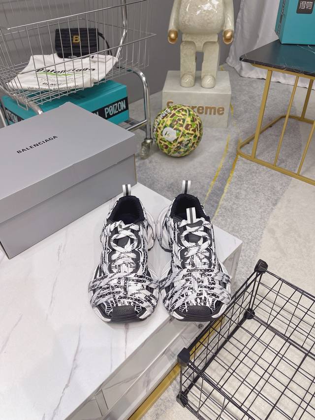 出厂 巴黎世家蜘蛛侠系列 巴黎世家 户外概念鞋 Balenciaga Sneaker Tess 独家纯原版本 细节精准对位官方 私模组合大底 原装大盒 从里到外