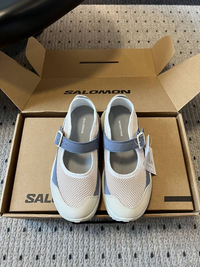 顶级版本 Salomon 25Ss 厚底玛丽珍运动鞋 夏日气息的萨洛蒙，厚厚的底增高设计，不仅带来不一样的舒适感，还能轻松拉长腿部线条，让你瞬间变身大长腿！ 简