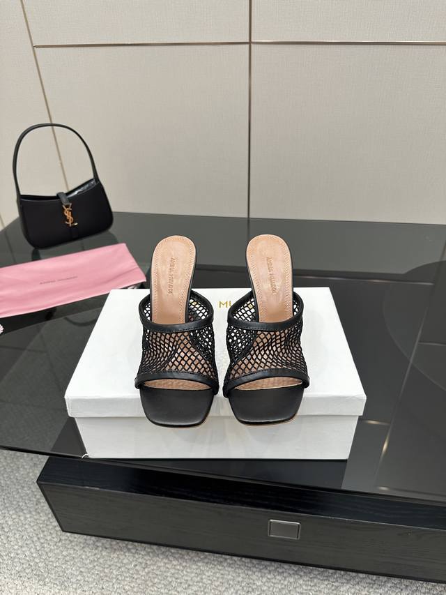 顶级版本网面 钻面260 Amina Muaddi 闪钻绝美高跟凉鞋 正品1:1 复刻 顶级品质 购买原版 开发 太阳花水钻扣 开模定制 历尽2个月才出来效果