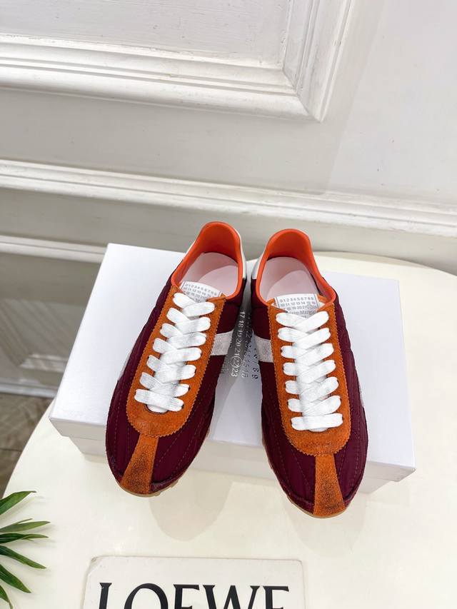 Maison Margiela 马吉拉 2025Ss 早春新品Sprinters拼色低帮运动鞋休闲鞋 Mm6作为这两年最受欢迎的鬼才设计师品牌，设计简单、奢华的